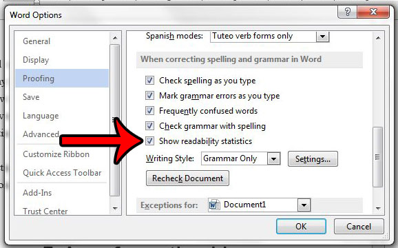 determine grade level of an ms word for mac 2011